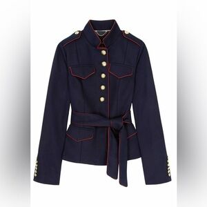 Banana Republic x Olivia Palermo belted military jacket